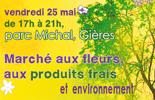Marché aux fleurs, , aux produits frais et environnement
