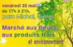Marché aux fleurs, , aux produits frais et environnement