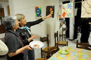 Exposition au foyer-logement